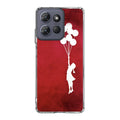 Banksy Girl With Balloons Red Motorola Moto G Power 2025 Case