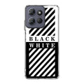 Black White Stripes Motorola Moto G Power 2025 Case