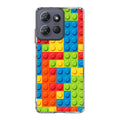 Blocks Rainbow Pattern Motorola Moto G Power 2025 Case