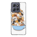 Cats on A Bowl Motorola Moto G Power 2025 Case