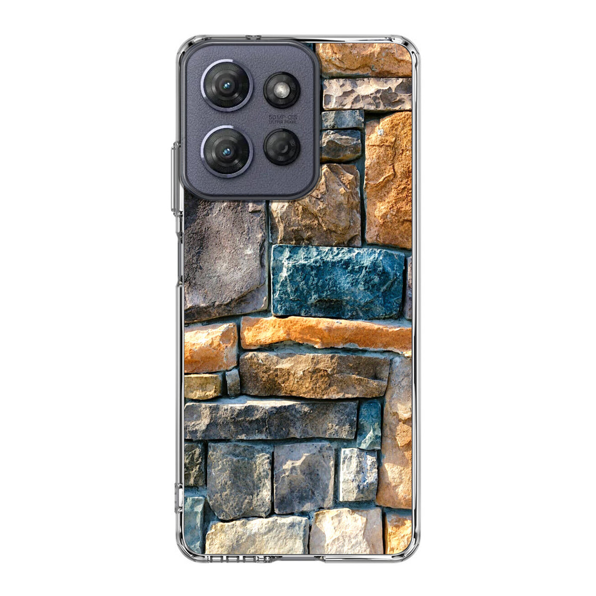 Colored Stone Piles Motorola Moto G Power 2025 Case