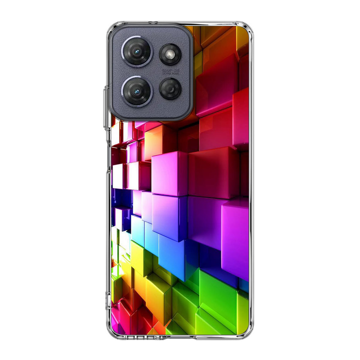 Colorful Cubes Motorola Moto G Power 2025 Case