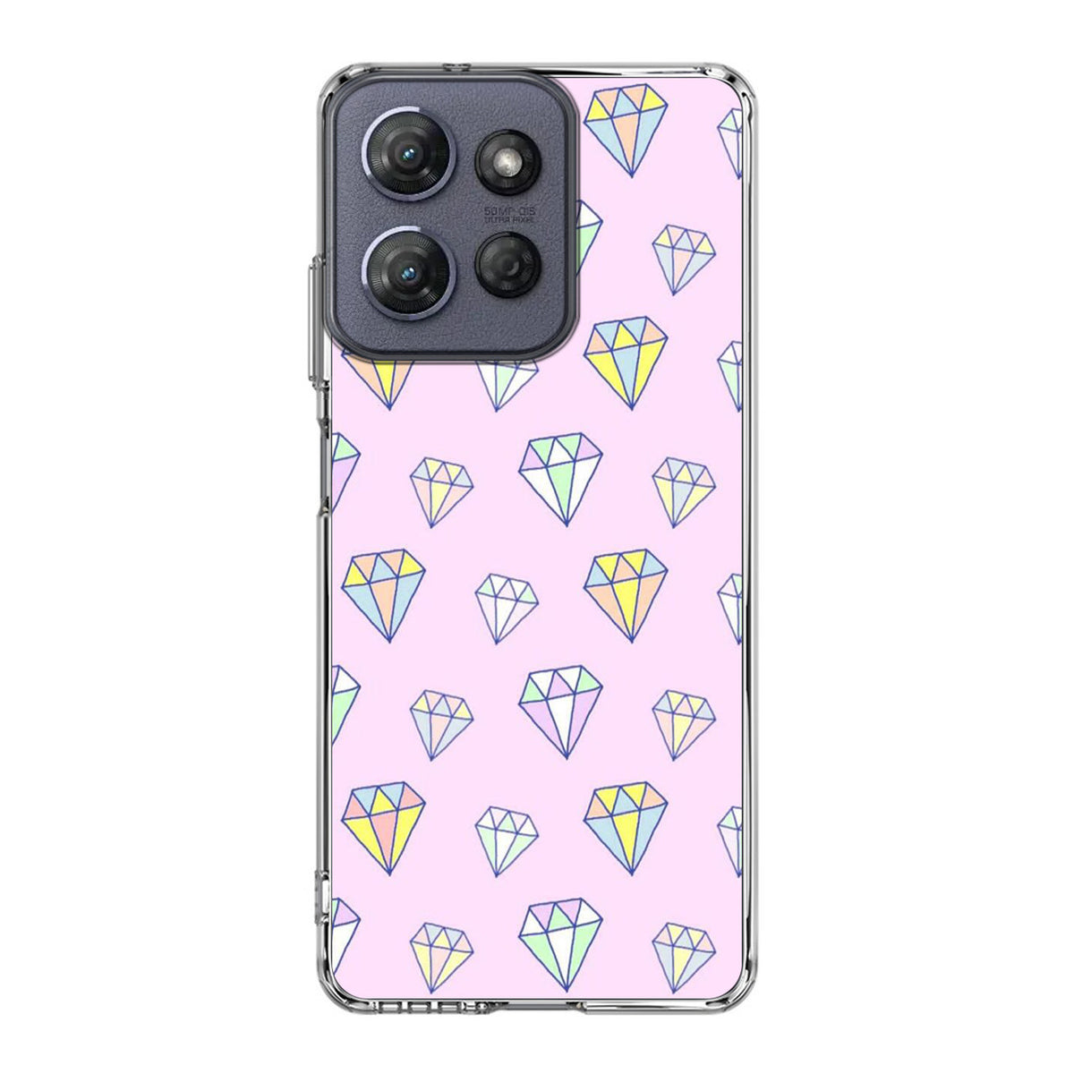 Diamonds Pattern Motorola Moto G Power 2025 Case