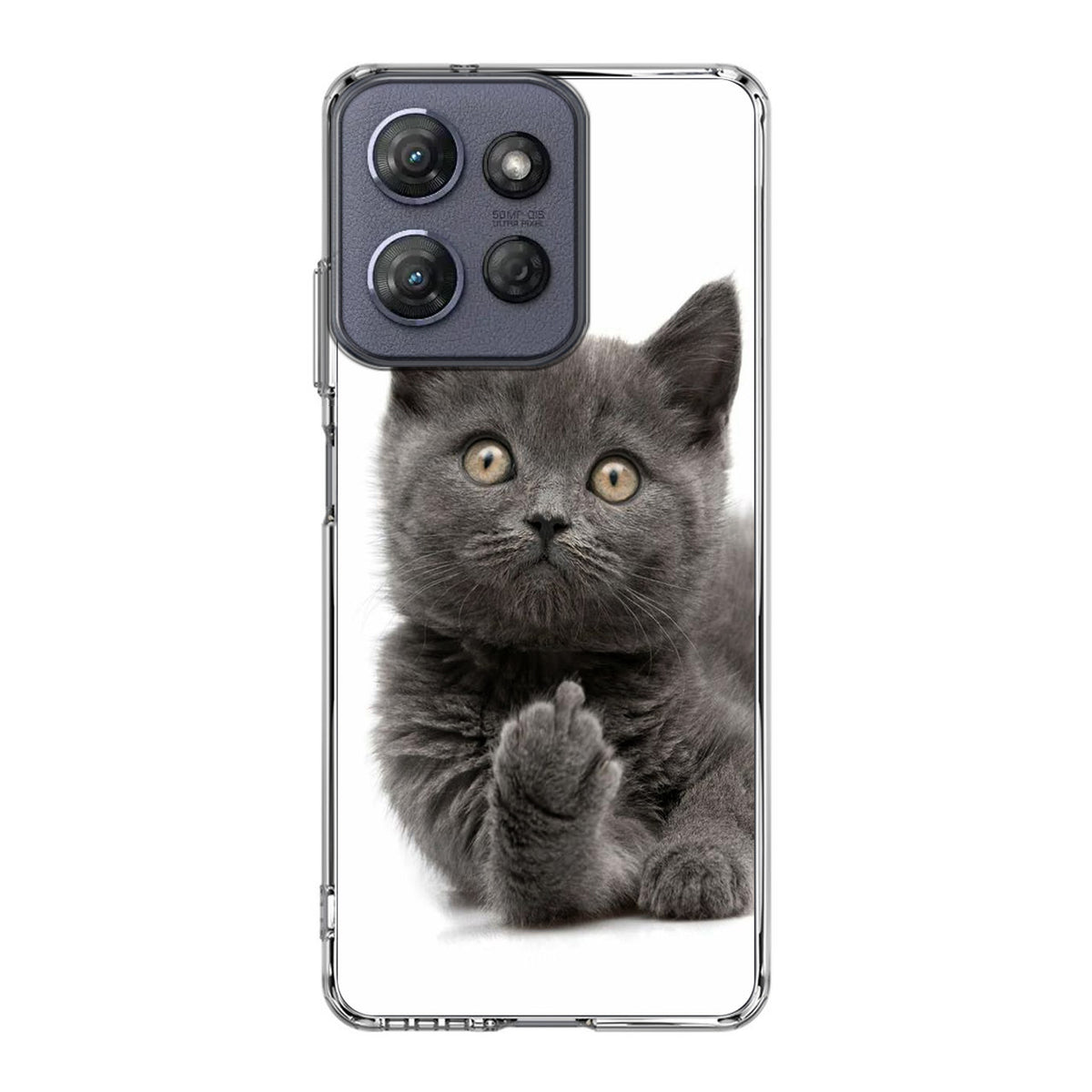 Finger British Shorthair Cat Motorola Moto G Power 2025 Case