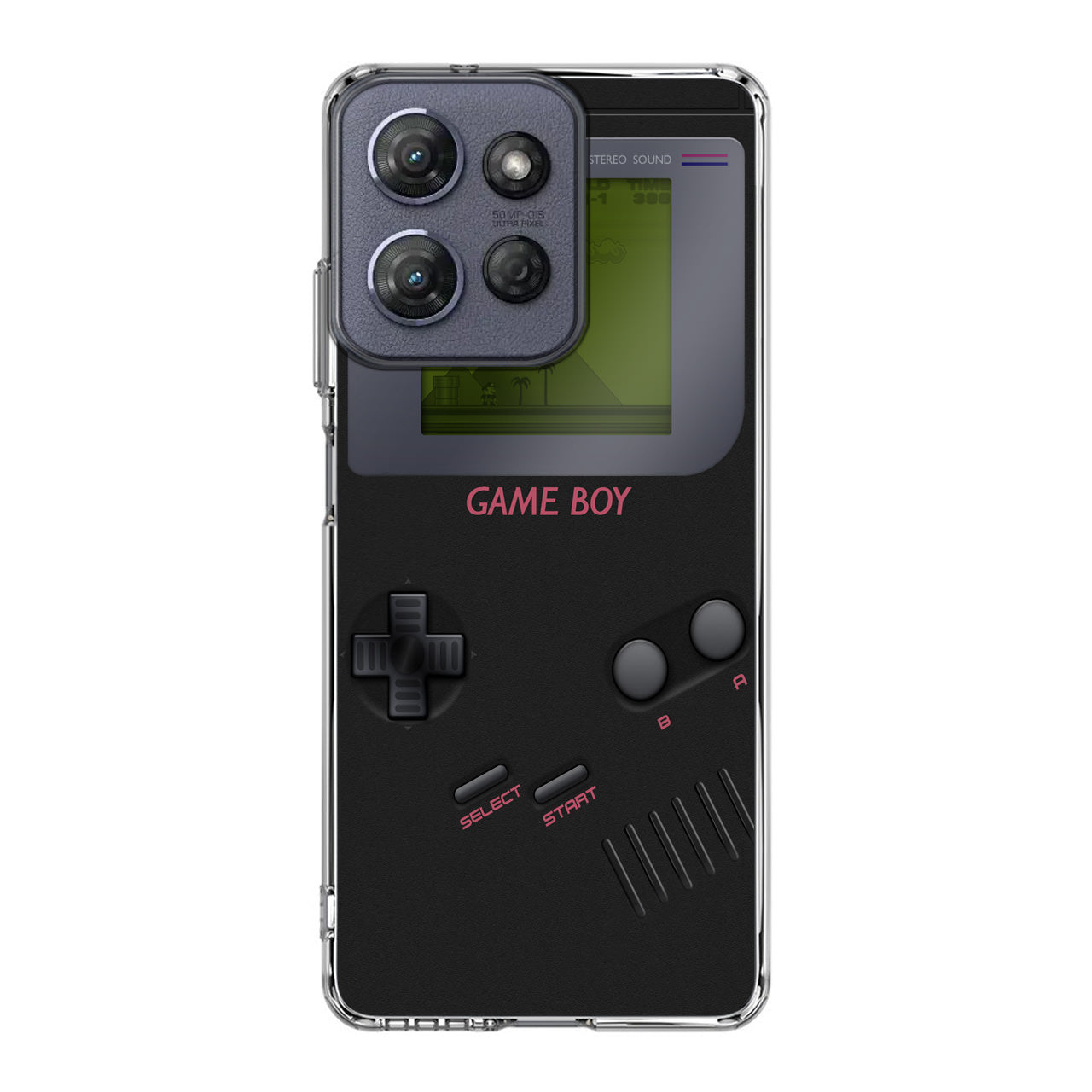 Game Boy Black Model Motorola Moto G Power 2025 Case