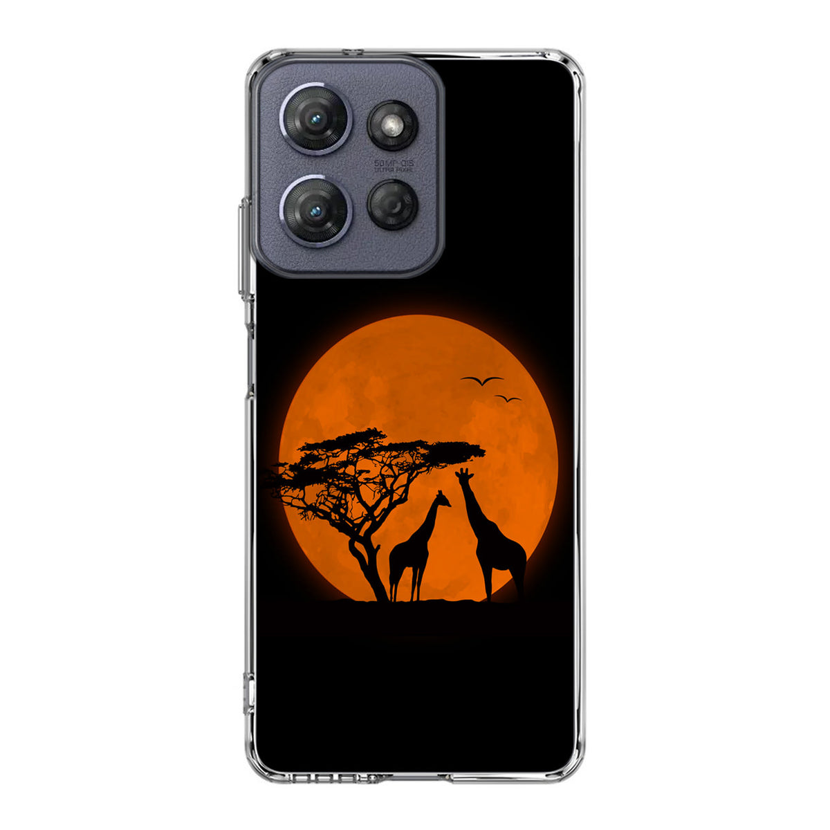 Giraffes Silhouette Motorola Moto G Power 2025 Case