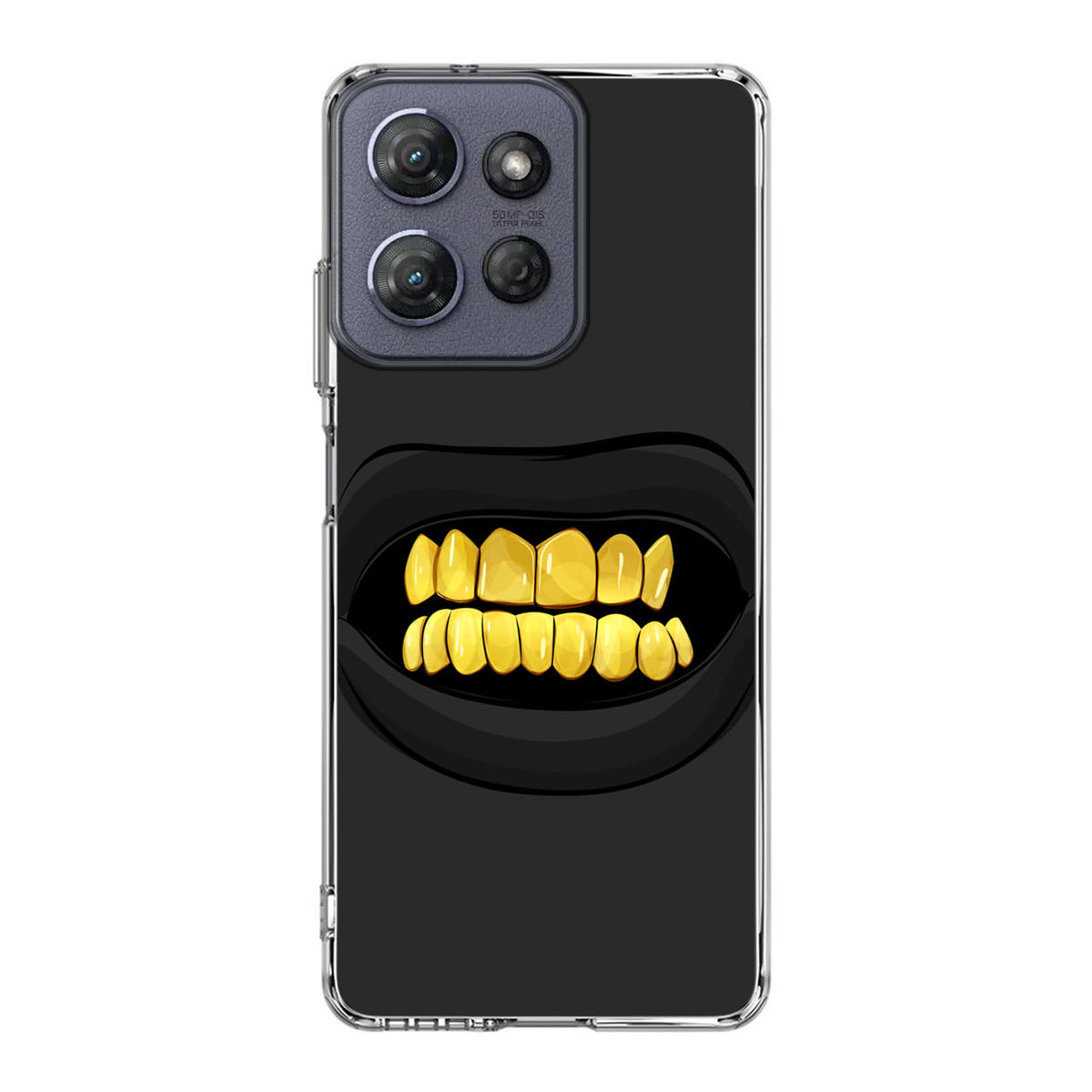 Gold Grillz Motorola Moto G Power 2025 Case