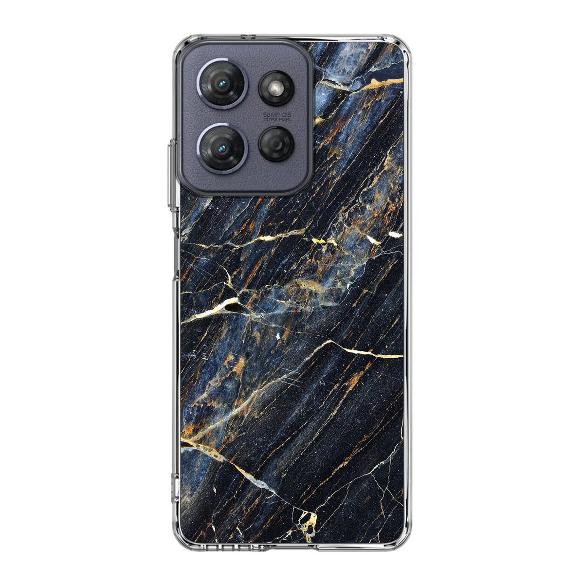 Golden Black Marble Motorola Moto G Power 2025 Case