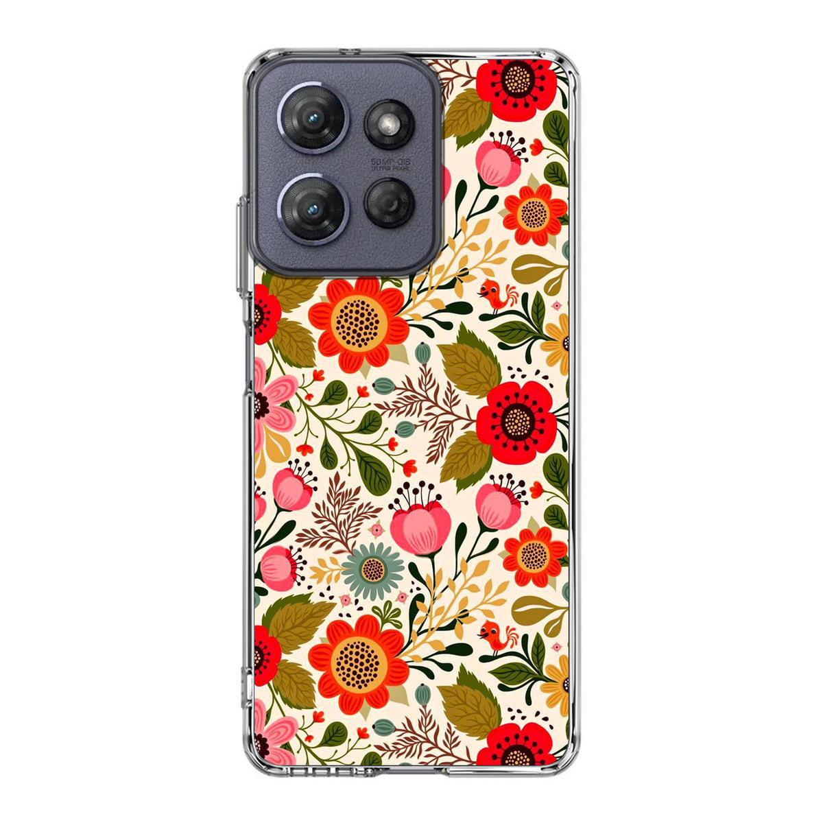 Hello Spring Pattern Motorola Moto G Power 2025 Case
