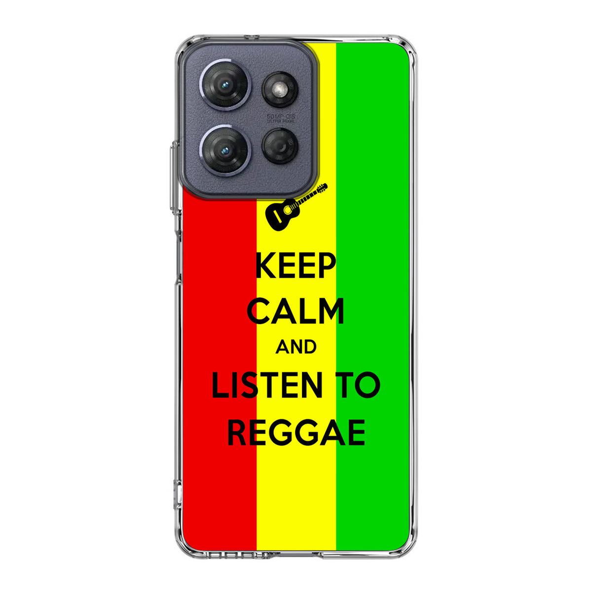 Keep Calm and Listen to Reggae Motorola Moto G Power 2025 Case