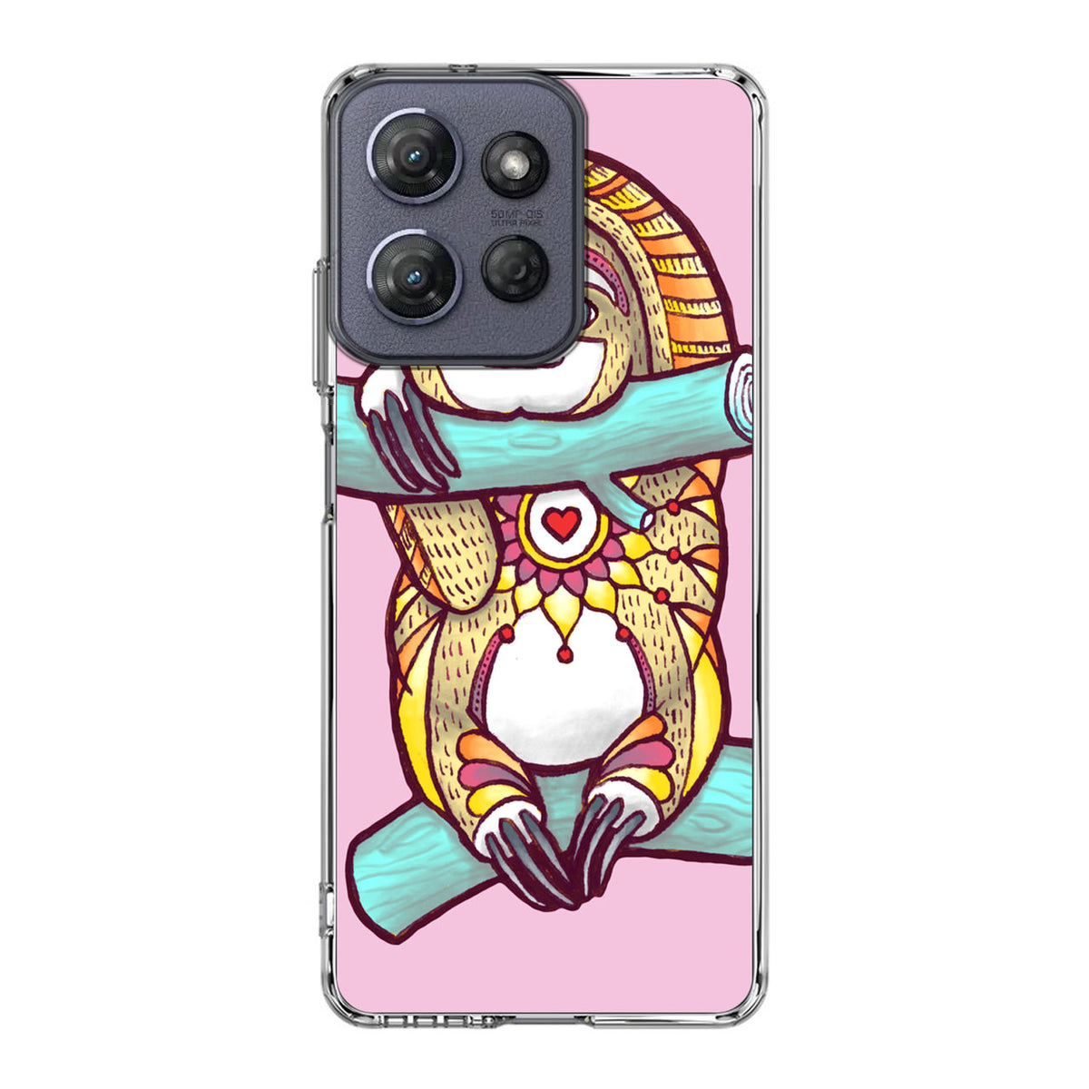 Mandala Sloth Motorola Moto G Power 2025 Case