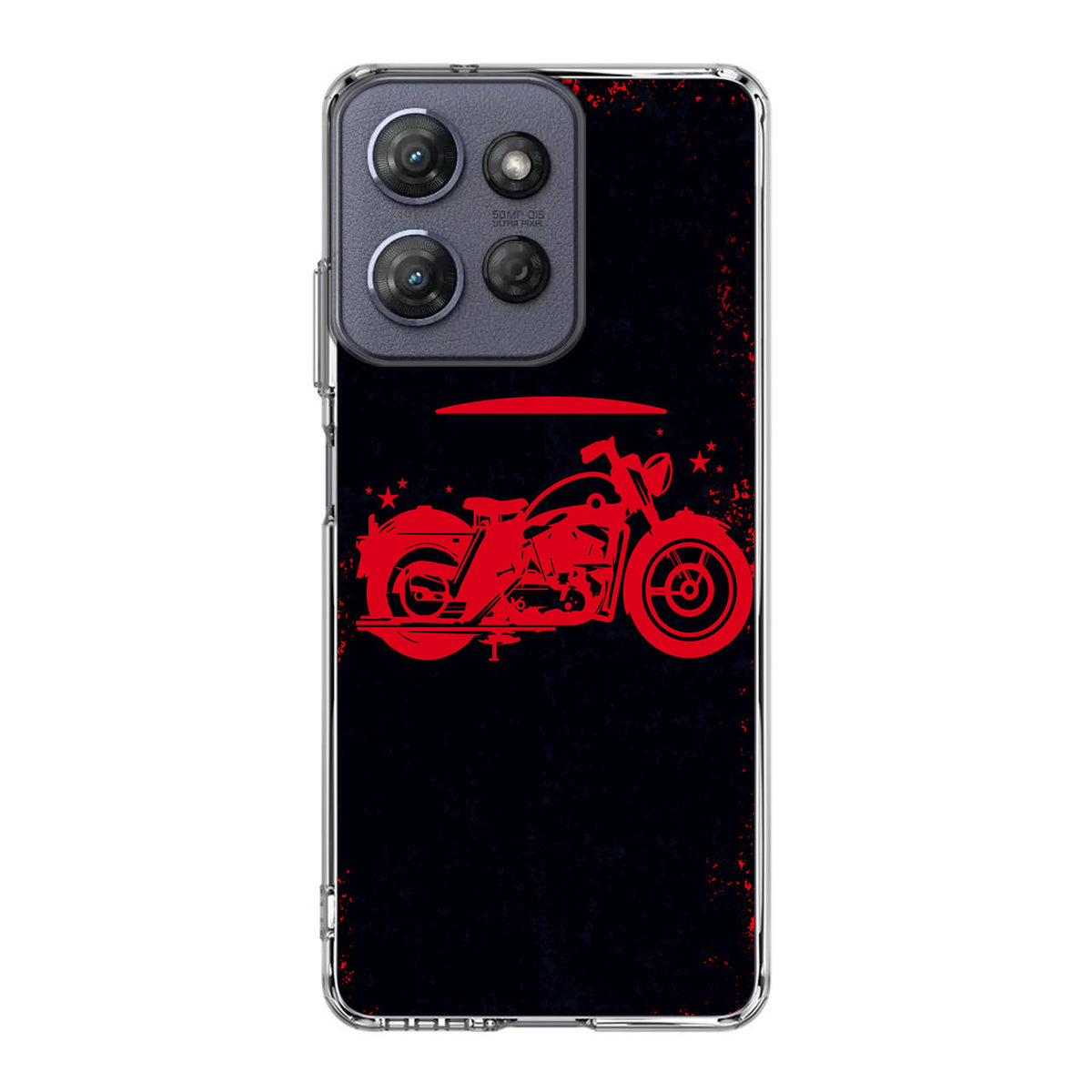 Motorcycle Red Art Motorola Moto G Power 2025 Case