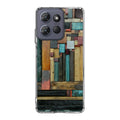 Painted Abstract Wood Sculptures Motorola Moto G Power 2025 Case