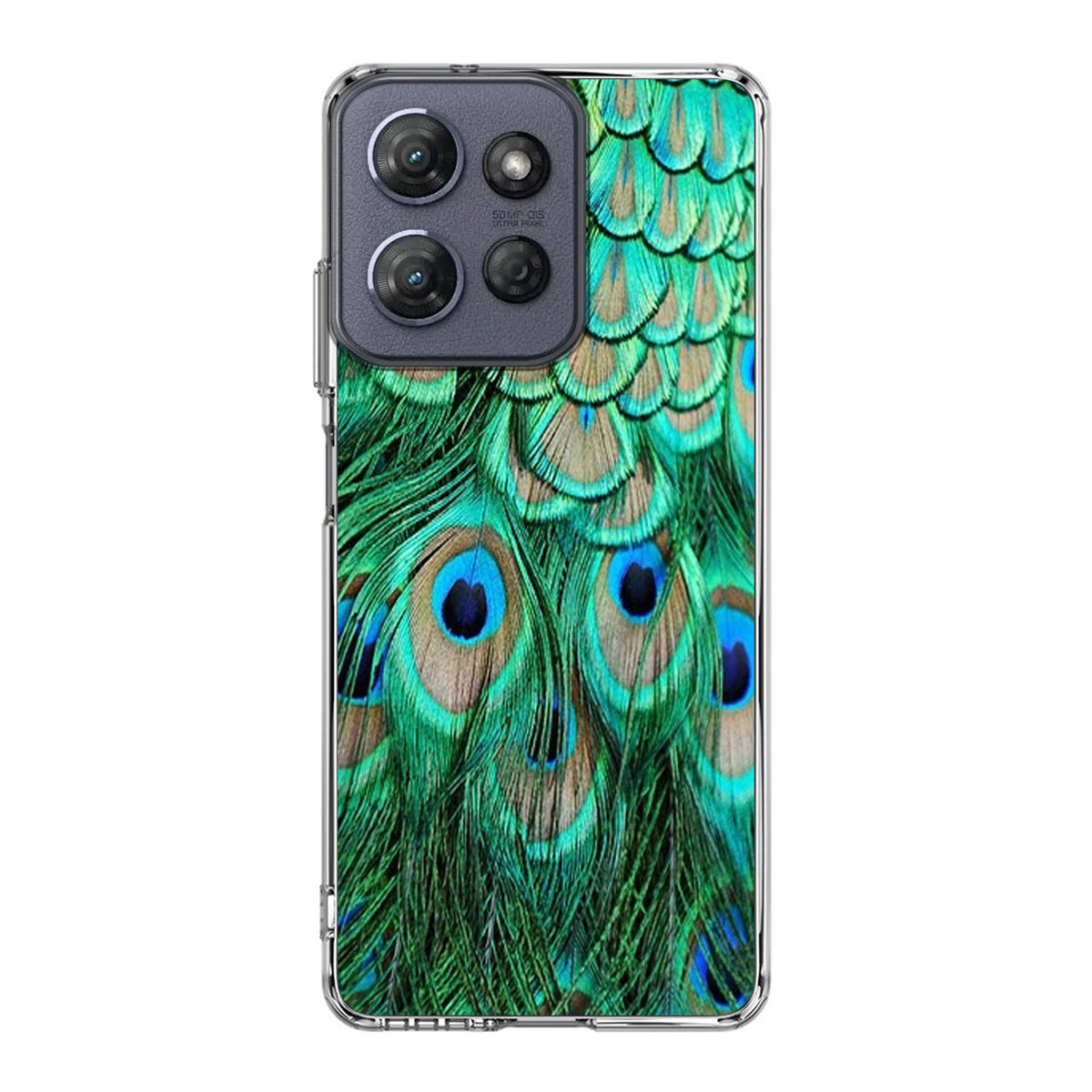 Peacock Feather Motorola Moto G Power 2025 Case