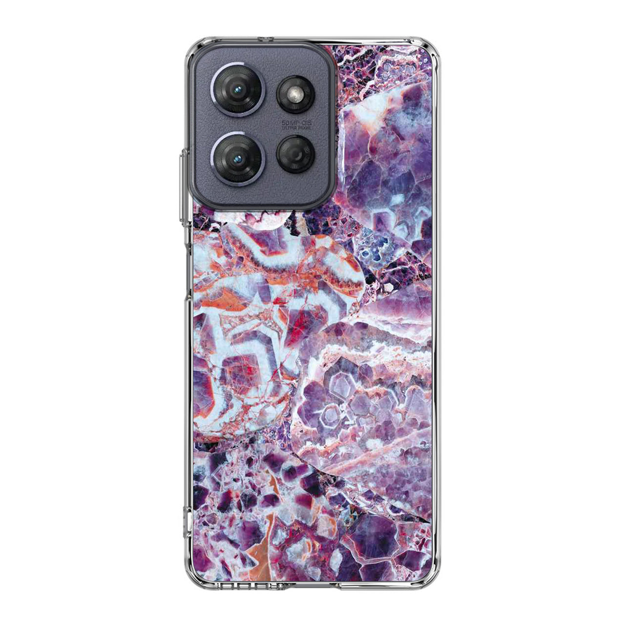 Purple Marble Motorola Moto G Power 2025 Case