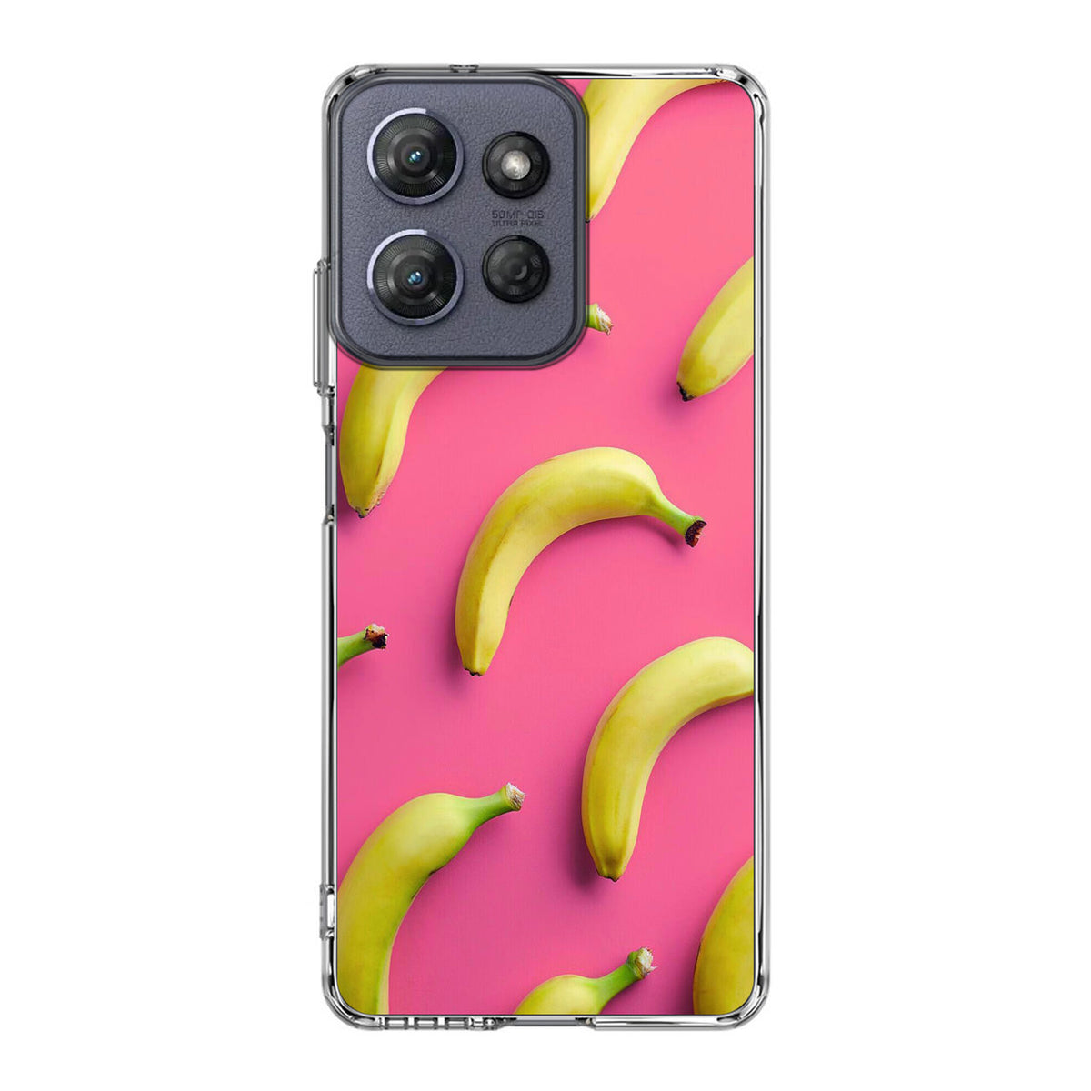 Real Bananas Fruit Pattern Motorola Moto G Power 2025 Case