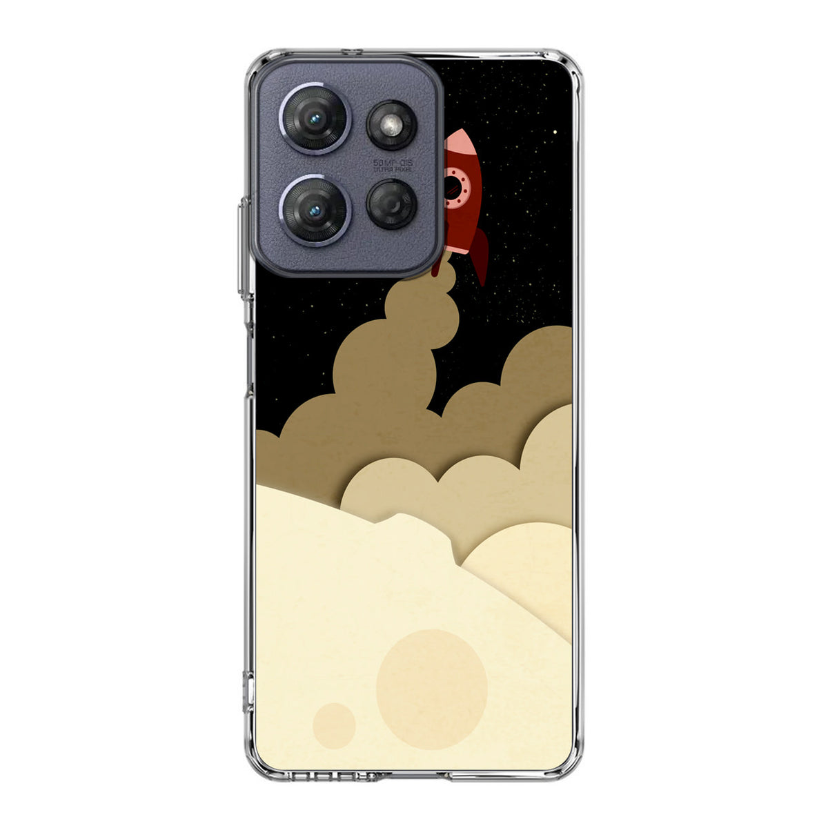 Rocket Ship Motorola Moto G Power 2025 Case