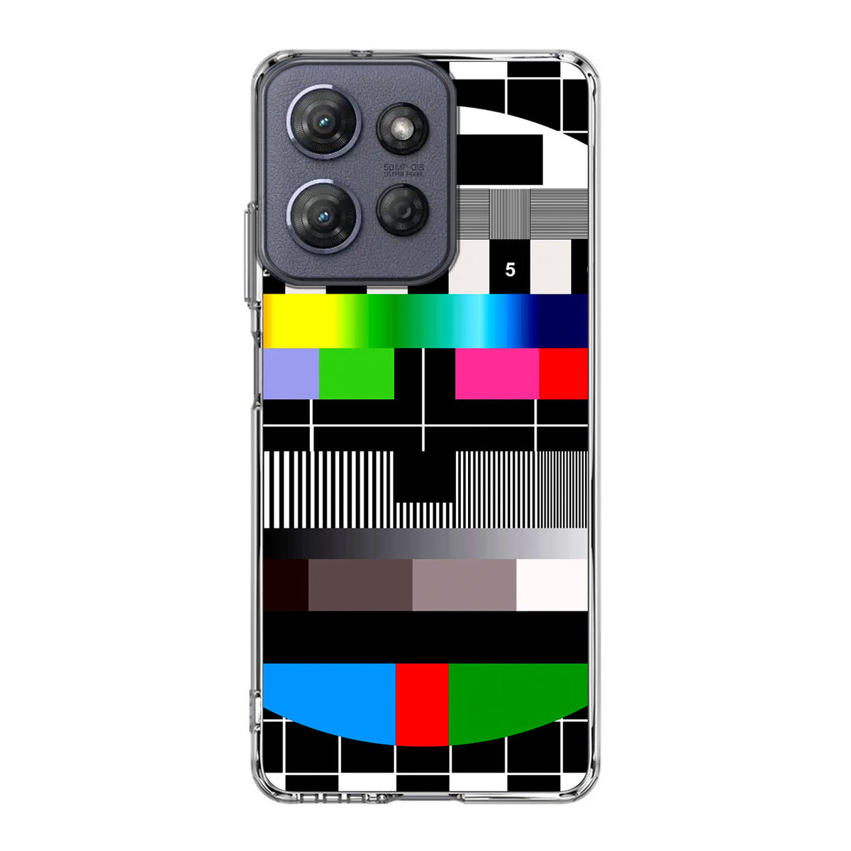 Scheme Pause TV Colorful Mesh Motorola Moto G Power 2025 Case