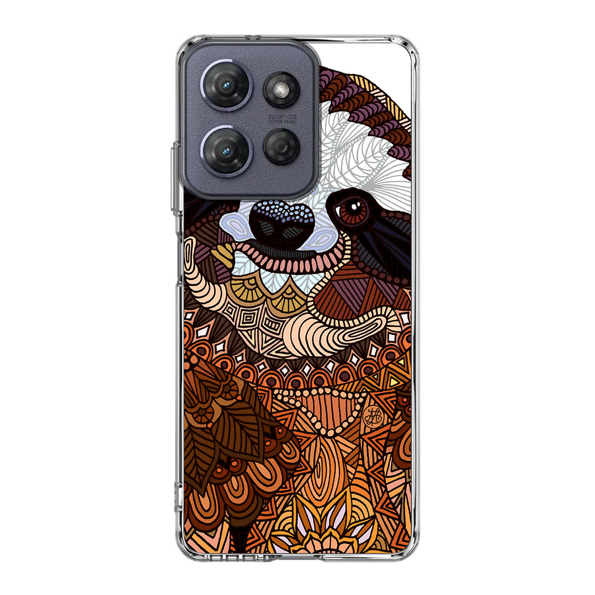 Sloth Ethnic Pattern Motorola Moto G Power 2025 Case