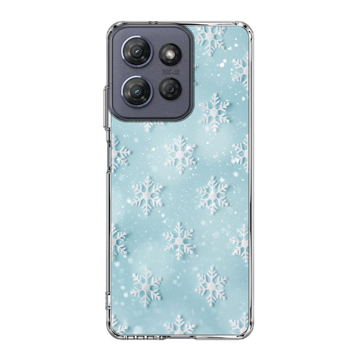 Snowflakes Pattern Motorola Moto G Power 2025 Case