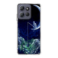 Tardis Walking To The Moon Motorola Moto G Power 2025 Case