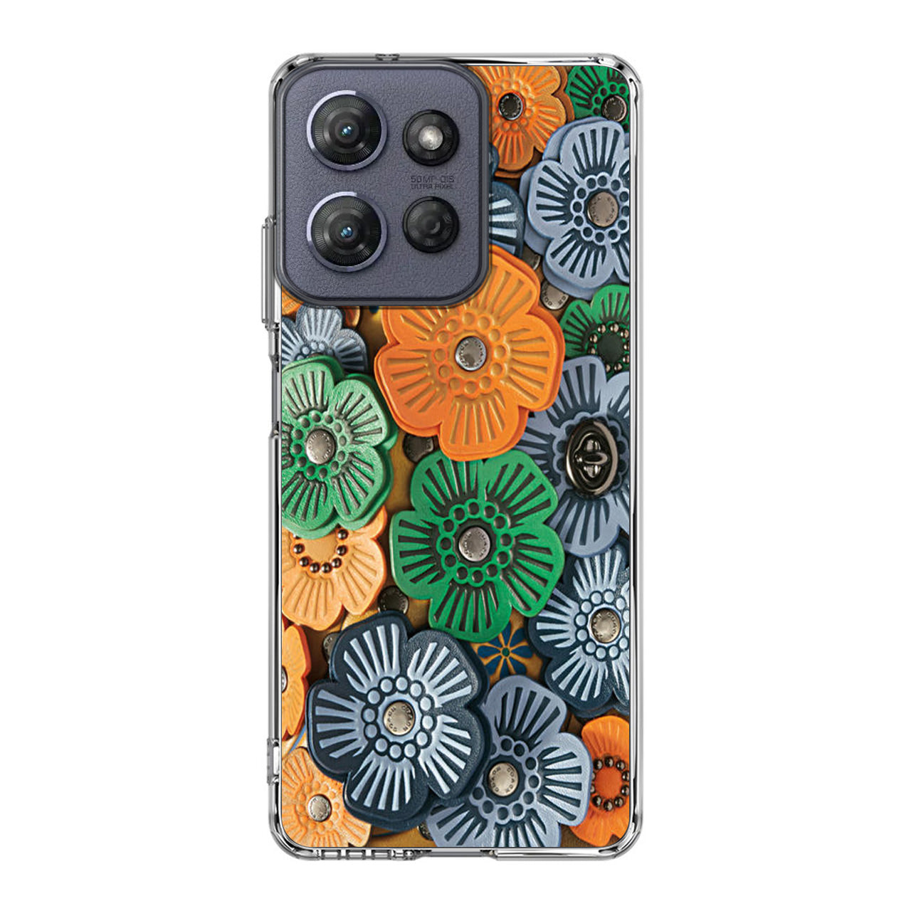 Tea Rose Applique Motorola Moto G Power 2025 Case