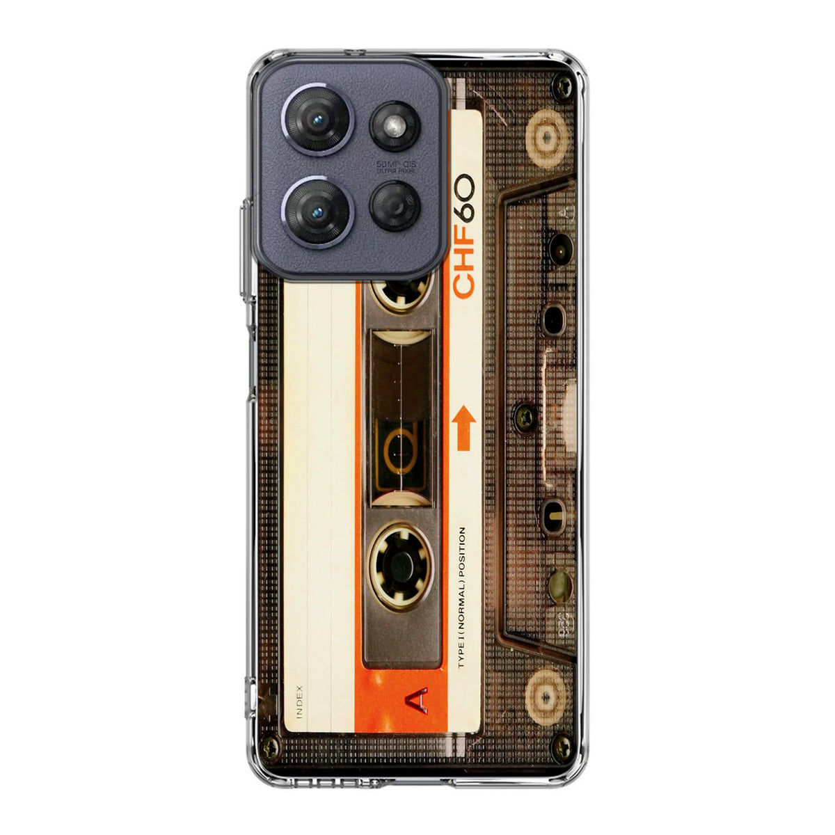 Vintage Audio Cassette Motorola Moto G Power 2025 Case