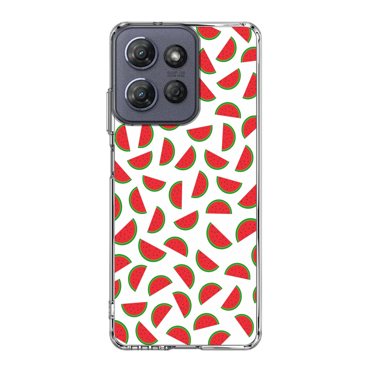 Watermelon Fruit Pattern White Motorola Moto G Power 2025 Case