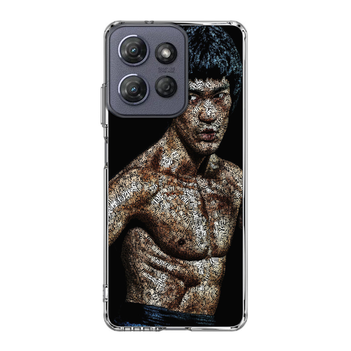Bruce Lee Typograph Motorola Moto G Power 2025 Case