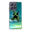 Creeper Glass Broken Green Motorola Moto G Power 2025 Case