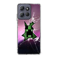 Creeper Glass Broken Violet Motorola Moto G Power 2025 Case