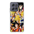 Dragon Ball Z Son Goku Transformation Motorola Moto G Power 2025 Case