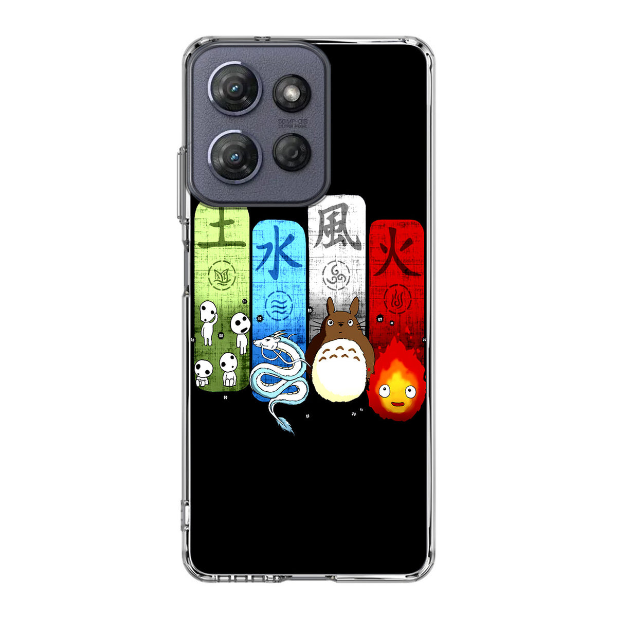 Ghibli Elemental Charms Motorola Moto G Power 2025 Case