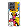 Homer Eats Donut Motorola Moto G Power 2025 Case
