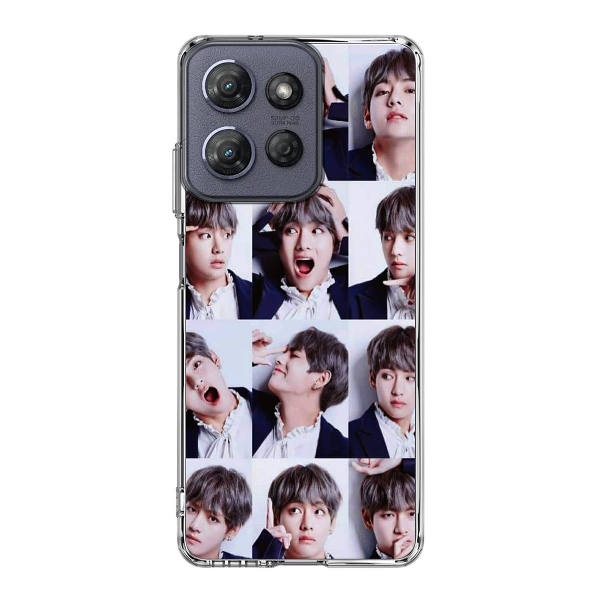 Kim Tae-hyung Collage Motorola Moto G Power 2025 Case