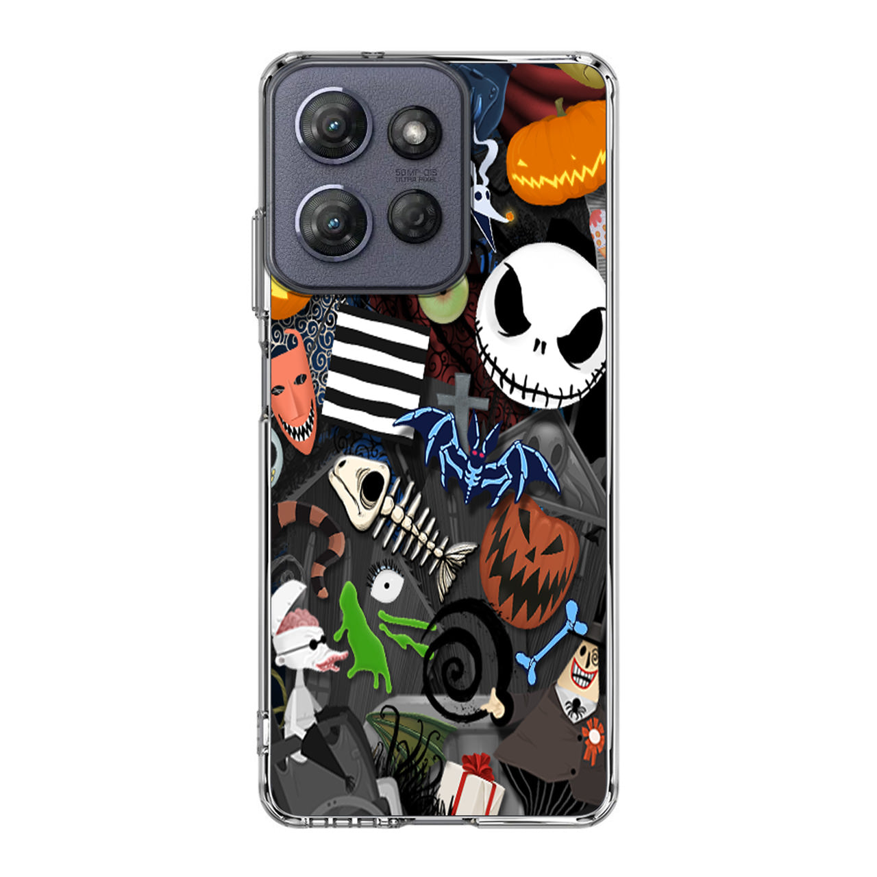 Nightmare Before Chrismast Collage Motorola Moto G Power 2025 Case