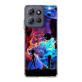 Rick And Morty Flat Galaxy Motorola Moto G Power 2025 Case