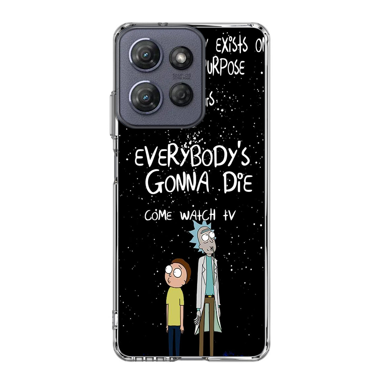 Rick And Morty Quotes Motorola Moto G Power 2025 Case