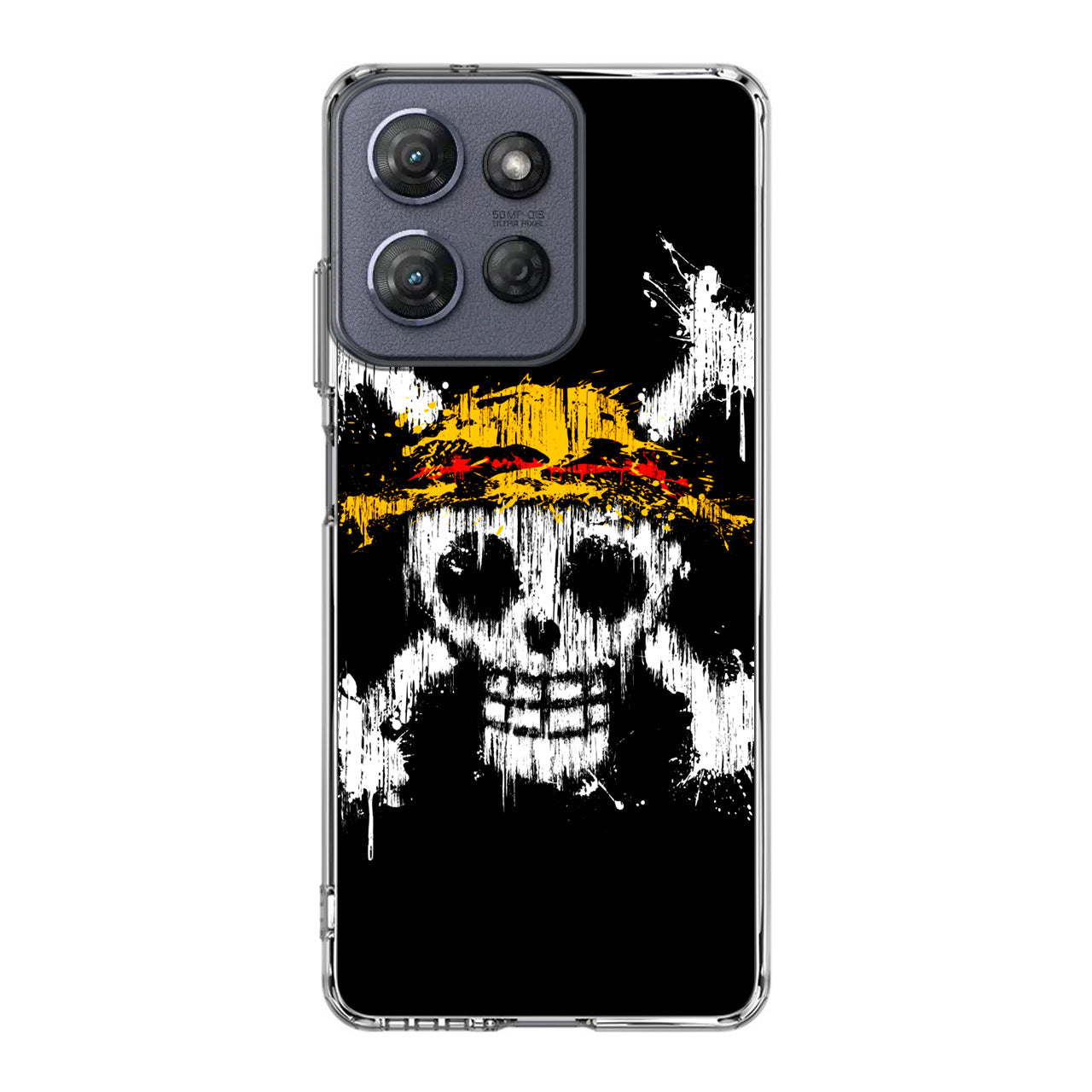 Straw Hat Pirate Logo Paint Motorola Moto G Power 2025 Case