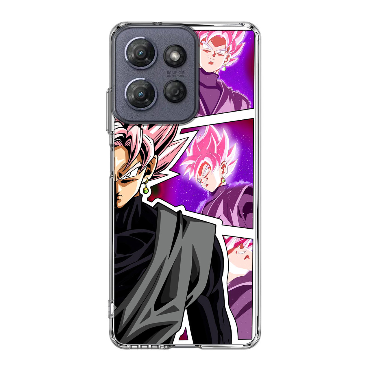Super Goku Black Rose Collage Motorola Moto G Power 2025 Case