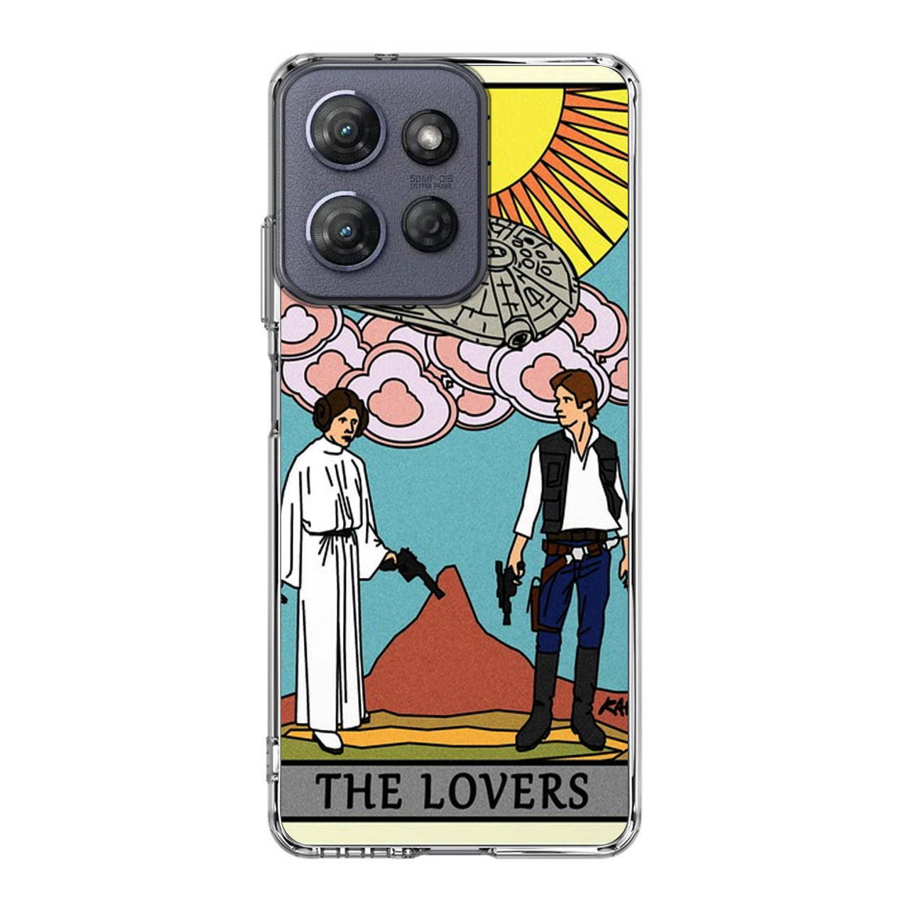 The Lovers Tarot Card Motorola Moto G Power 2025 Case