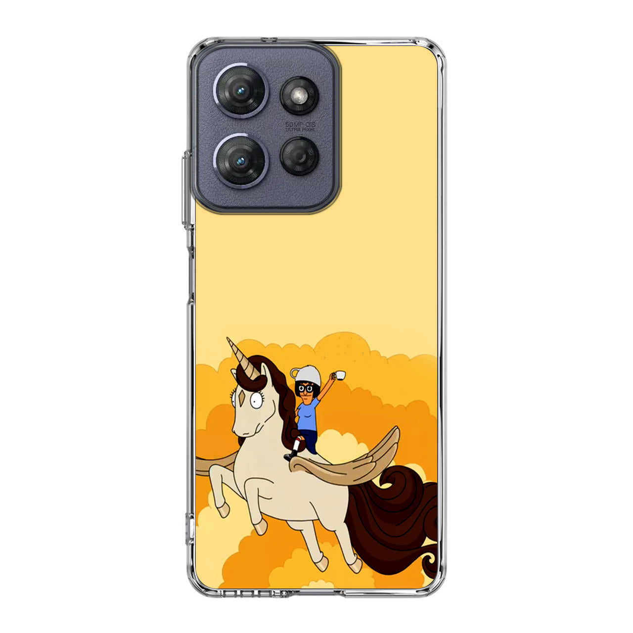 Tina Belcher And Unicorn Motorola Moto G Power 2025 Case