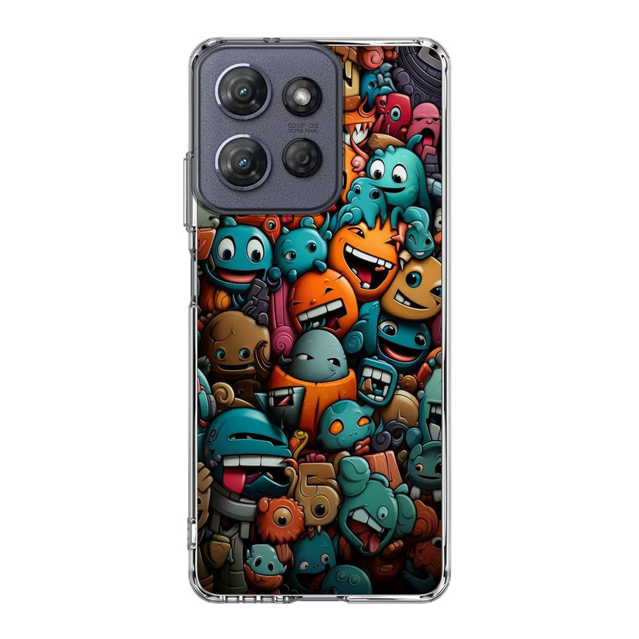 Chaos Chuckles Invasion Motorola Moto G Power 2025 Case