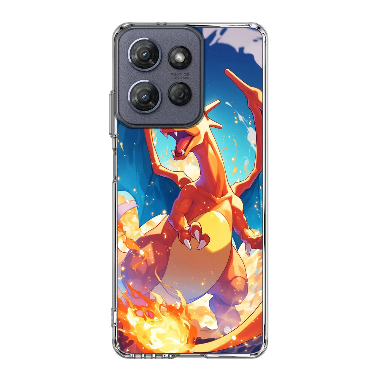 Charizard Crimson Storm Motorola Moto G Power 2025 Case