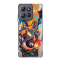 Charizard Inferno on Canvas Motorola Moto G Power 2025 Case