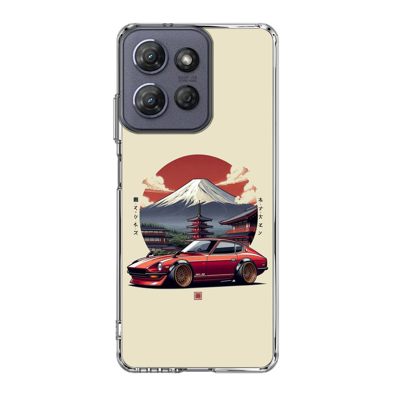 Fuji Fastback Racing the Rising Sun Motorola Moto G Power 2025 Case