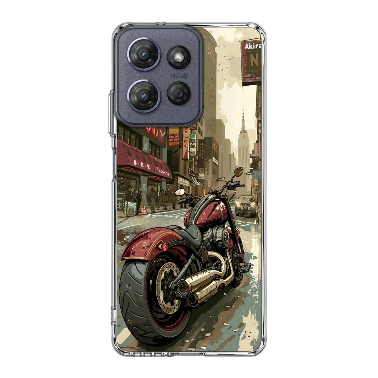 Motorcycle In Tokyo Streets Motorola Moto G Power 2025 Case