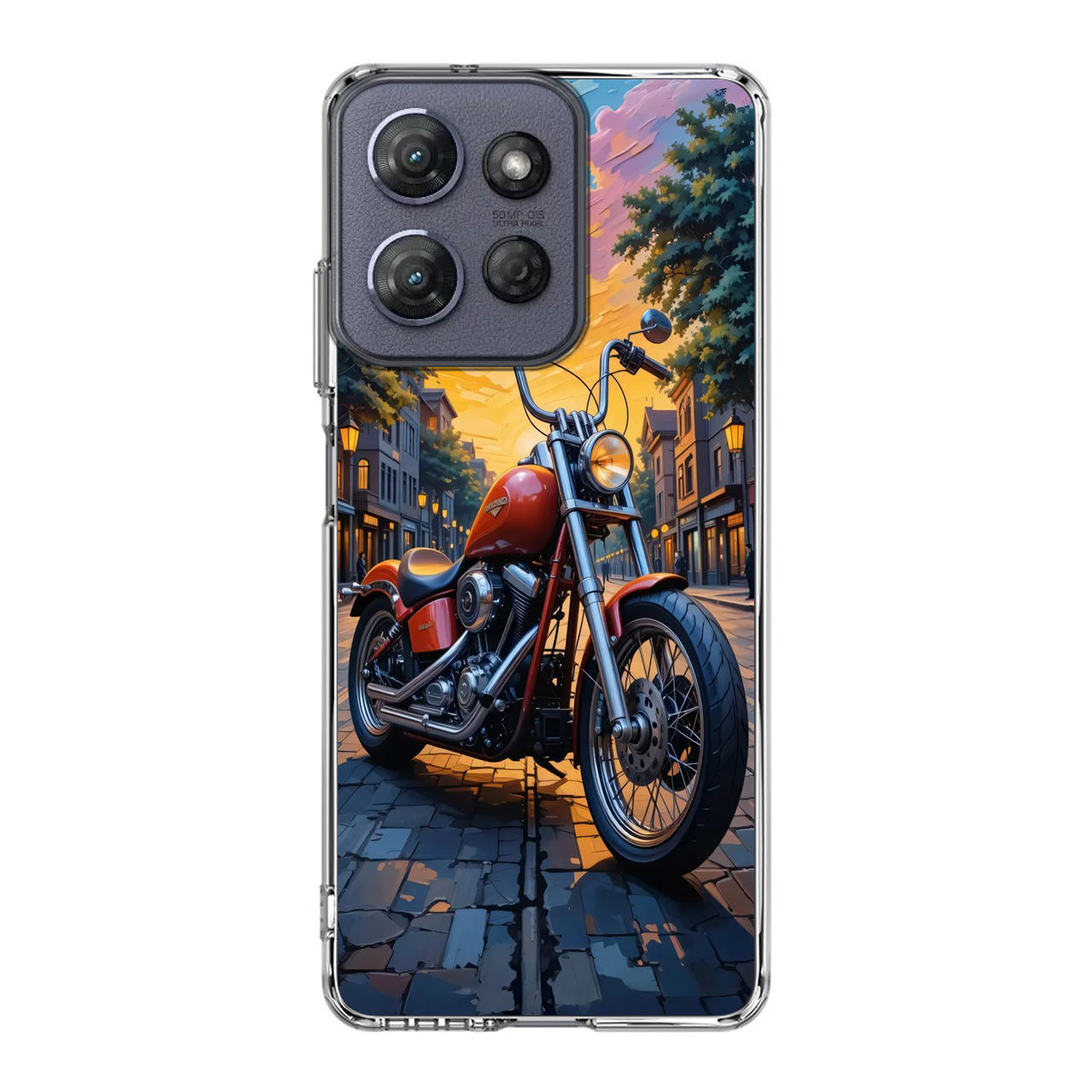 Sunset Thunder Ride Into the Glow Motorola Moto G Power 2025 Case