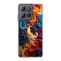 The Dance of Abstract Waves Motorola Moto G Power 2025 Case