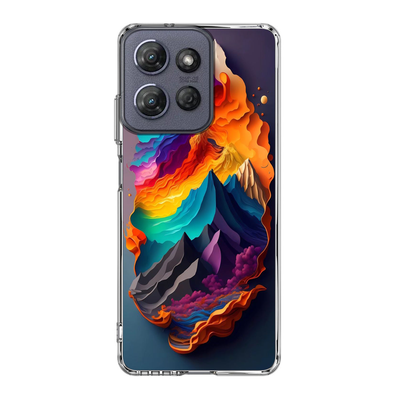 The Spectrum of Peaks Motorola Moto G Power 2025 Case